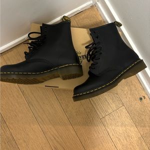 Never worn super cute black doc martens